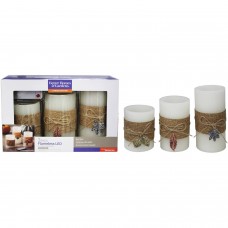 Better Homes and Gardens LED Candle 3-Pack, Autumn Leaves   555600334